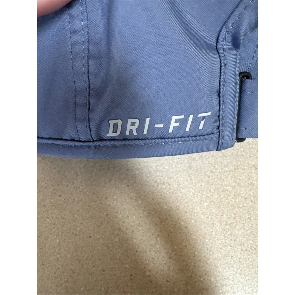 Nike Dri FIT Unstructured Featherlight Cap Ball Golf Hat Light Blue Strap Back